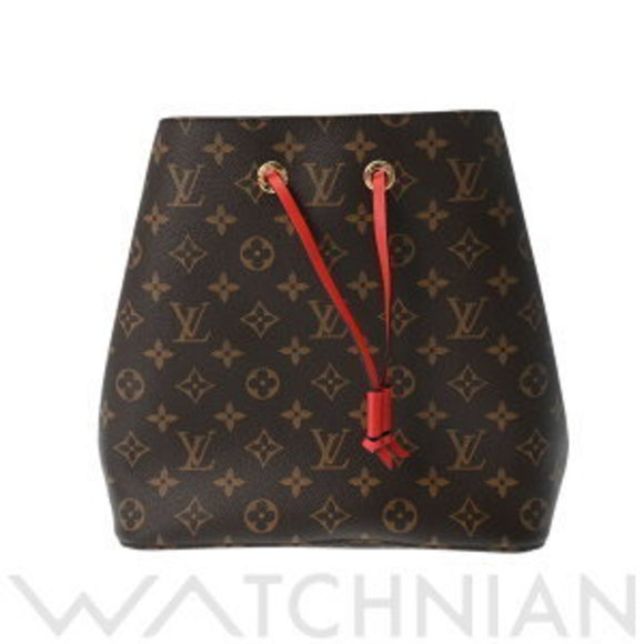 Louis Vuitton Monogram NeoNoe Coquelicot Red Canvas Shoulder Bag - Picture 1 of 9